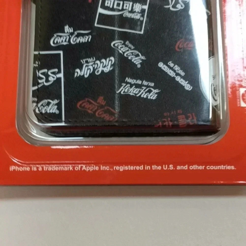 NWT Coca-Cola Bi-fold iPhone 7/8 Phone Case